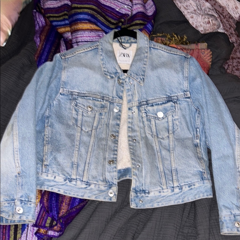 Zara Light Blue Denim Jacket